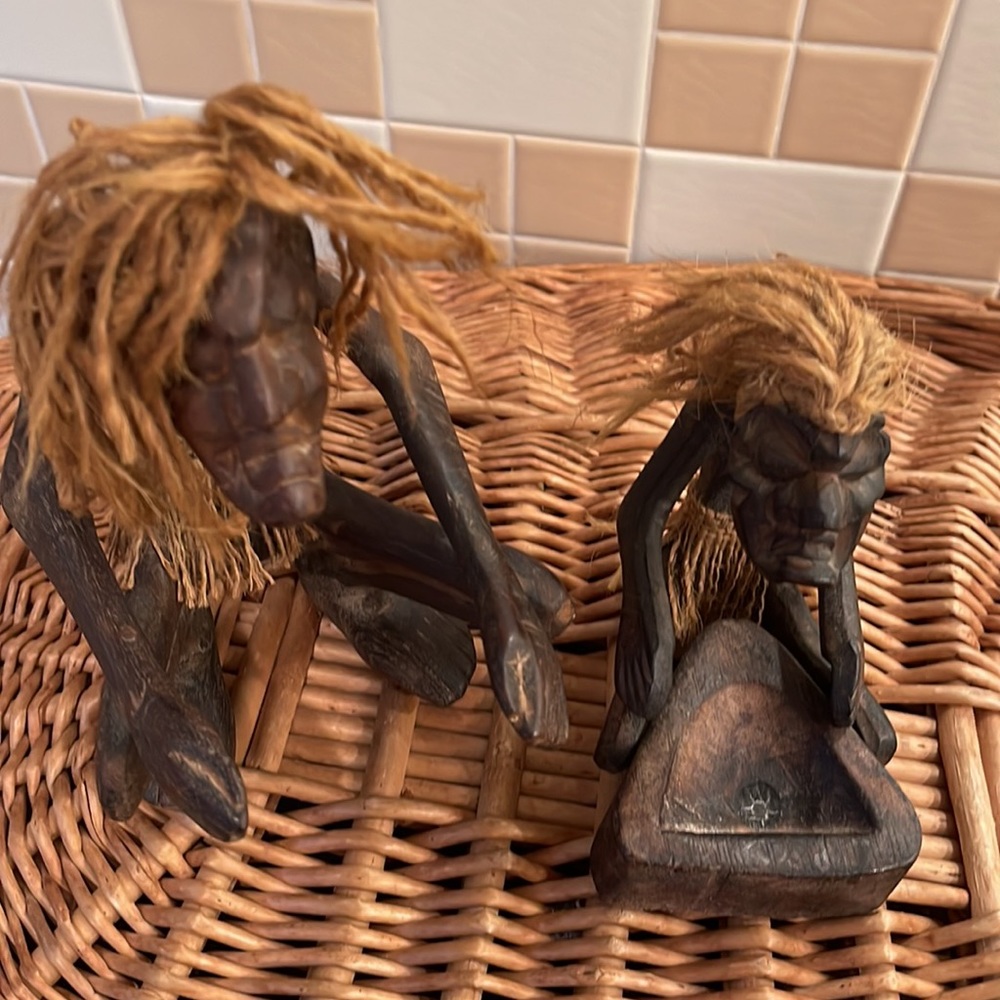 HANDMADE WOODEN FIGURES  MADE IN INDONESIA